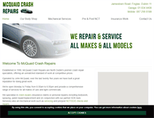 Tablet Screenshot of mcquaidautorepairs.com